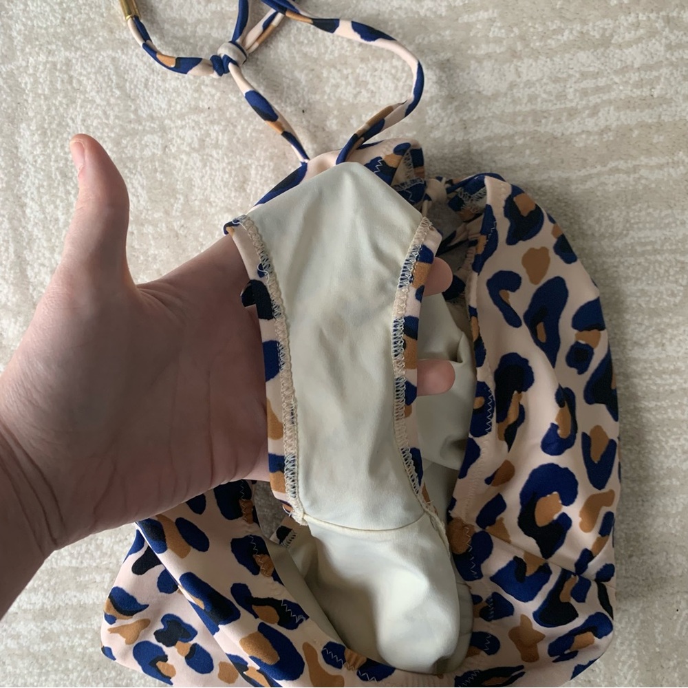 Diane Von Furstenberg Leopard Print One Piece Swimsuit - Picture 5 of 7